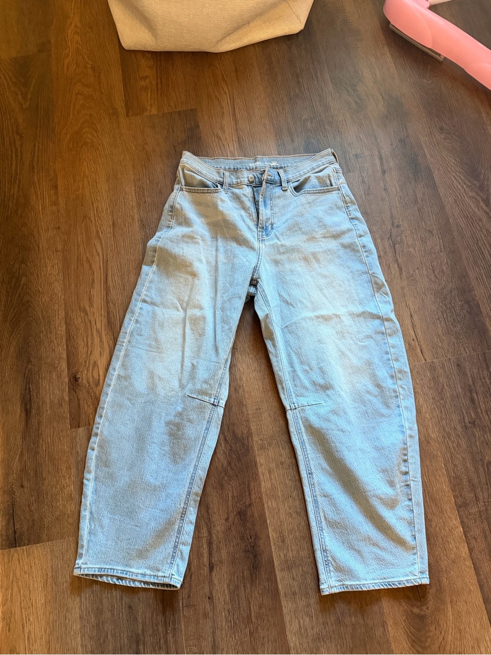Light Blue Women's Barrel Jeans